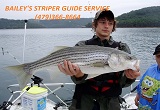 Striper fishing guide service